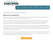 Tablet Screenshot of carolinacoatingstech.com